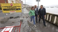 Reciente visita del alcalde de Poio, Ángel Moldes, y el de Sanxenxo, Telmo Martín, a Raxó