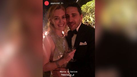 Marta Ortega y Carlos Torretta el da de su boda en el Instagram de Pierpaolo Piccioli, el dseador de su vestido de novia