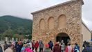 Un grupo de amigos del Camino de Invierno visitó recientemente el edificio del futuro museo de la minería romana