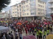 Gran ambiente na praza Castelao rianxeira