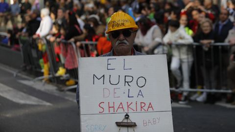 La historia de la canción de Shakira dio juego en el carnaval de Ourense.