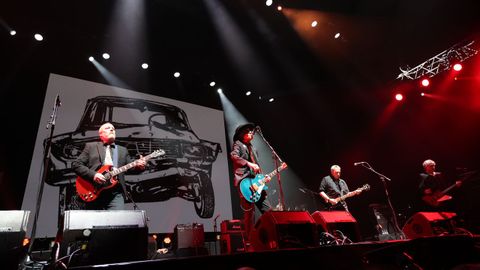 Javier Soto, Julin Hernndez, Miguel Costas y scar Avendao, en el concierto de despedida en el WiZink Center.