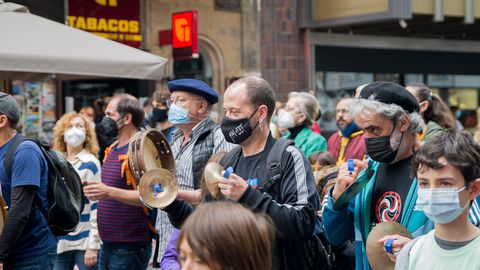 Manifestacin por la oficialidad del asturiano