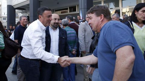 Concentración de apoyo a la flota ante el veto a 87 zonas de pesca de fondo EN RIBEIRA