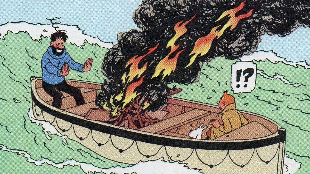 «El cangrejo de las pinzas de oro» fue la primera aventura de Haddock y Tintín juntos