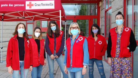 Aunque el programa es estatal, en Ourense es gestionado por un grupo de Cruz Roja
