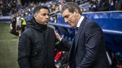 Guillermo Almada y Michel, antes del Real Oviedo-Girona