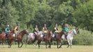 La pasión por los caballos es compartida por todos los niños y jóvenes que participan en los campamentos