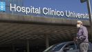 El Hospital Clínico de Santiago, en una foto de esta semana
