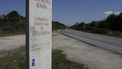Imagen de archivo de la zona de la carretera OU-540 en Santa Comba y Porto Quintela, de Bande.