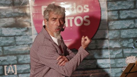 Sergio Pazos, na Ra dos Contos (FIOT), a finais do 2016