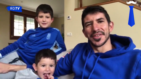 Nereo Champagne con sus hijos