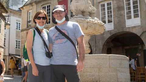 Turistas cuentan su experiencia en Lugo y cmo adoptan las medidas contra el covid-19