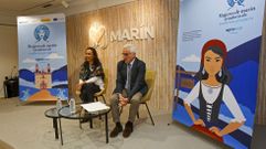 La alcaldesa de Marín, María Ramallo, y el director gerente de Opromar, Juan Carlos Martín
