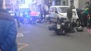 Fallece un hombre al empotrarse contra una furgoneta cuando probaba una moto de un concesionario en Lugo
