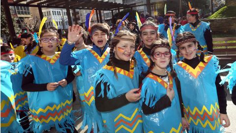 Fiestas de carnavales en los colegios de Barbanza