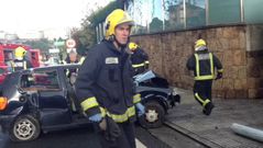 Im�genes de los accidentes en A Coru�a