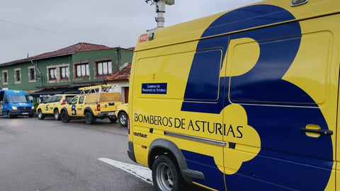 Equipo de bomberos de Asturias