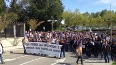 Protesta sector l�cteo