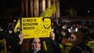 Manifestación en Roma en apoyo al egipcio Patrick Zaki