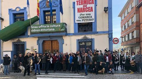 Acto en Grado de apoyo a la candidatura de la sidra para Patrimonio inmaterial de la Humanidad