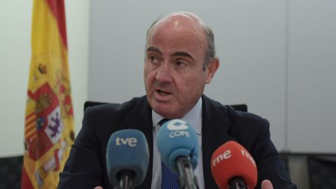 Luis de Guindos, ministro de Economa, Industria y Competitividad.