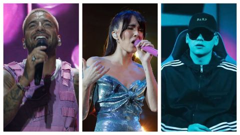 Maluma, Aitana y Bizarrap, tres de las figuras de esta edición de O Son do Camiño