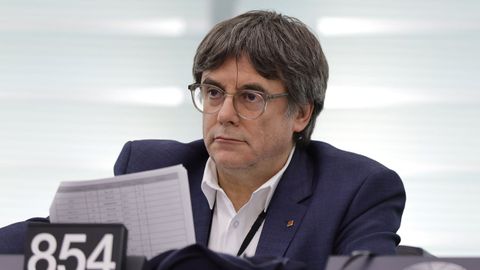 El eurodiputado y expresidente de Catalua, Carles Puigdemont.