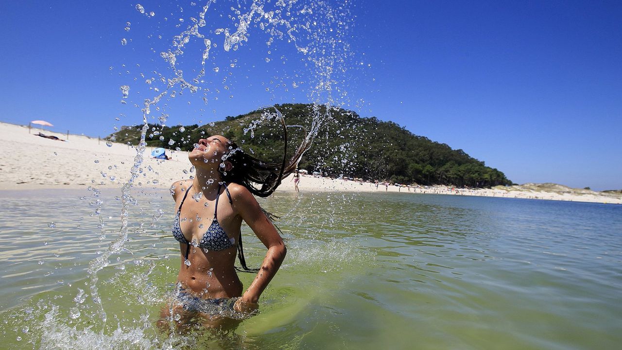 La playa de Rodas, en las islas Ces suma 1.678 almohadillas. No en vano fue elegida la mejor playa del mundo por The Guardian. Aqu ya lo tenamos claro