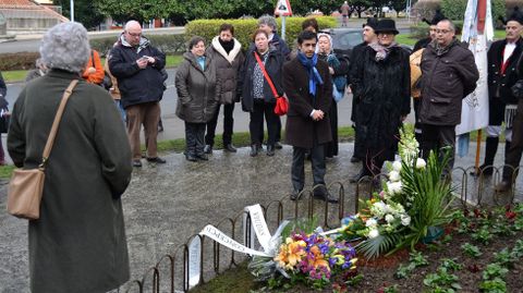 El alcalde particip el jueves en una ofrenda floral con motivo del aniversario de la muerte de Concepcin Arenal