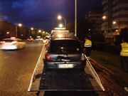 Uno de los coches implicados en Alfonso Molina