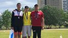 Seis atletas mariñanos, en el podio de los Campeonatos de Galicia sub-16 y sub-18