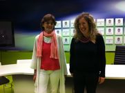 Carme da Silva y Andrea Bayer, hoy en el Concello