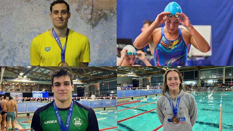 La generación que ilusiona a la natación gallega: «Ojalá alguno llegue a la final»