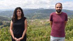 Noa Presas e Xacobe Ribeiro reclaman ayudas para los viticultores afectados por el pedrisco