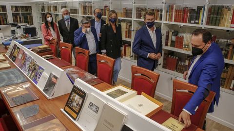 Núñez Feijoo dio a conocer la noticia en su visita al Museo do Gravado de Artes