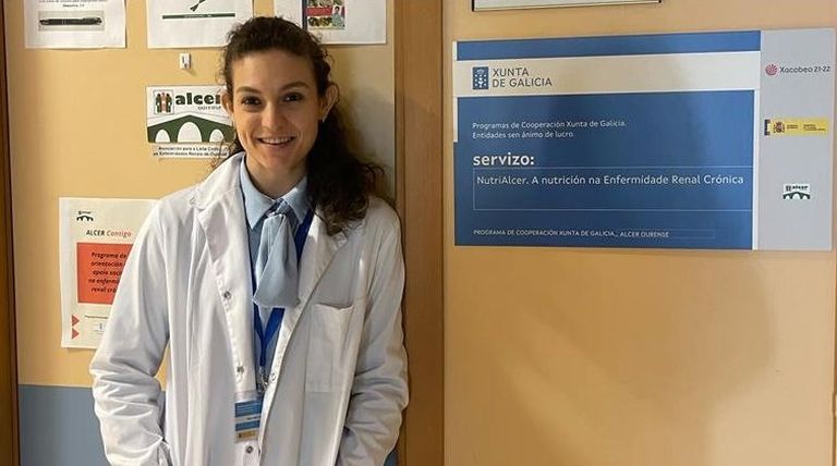 Digna María Bernárdez es nutricionista y trabaja en Alcer en Ourense.