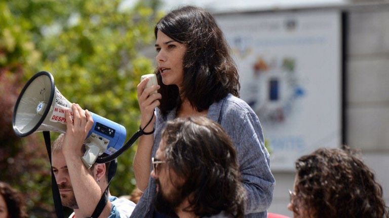 Isabel Serra, portavoz de Unidas Podemos en la Asamblea de Madrid