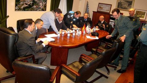 La junta de local de seguridad se reuni en el Concello de Sarria