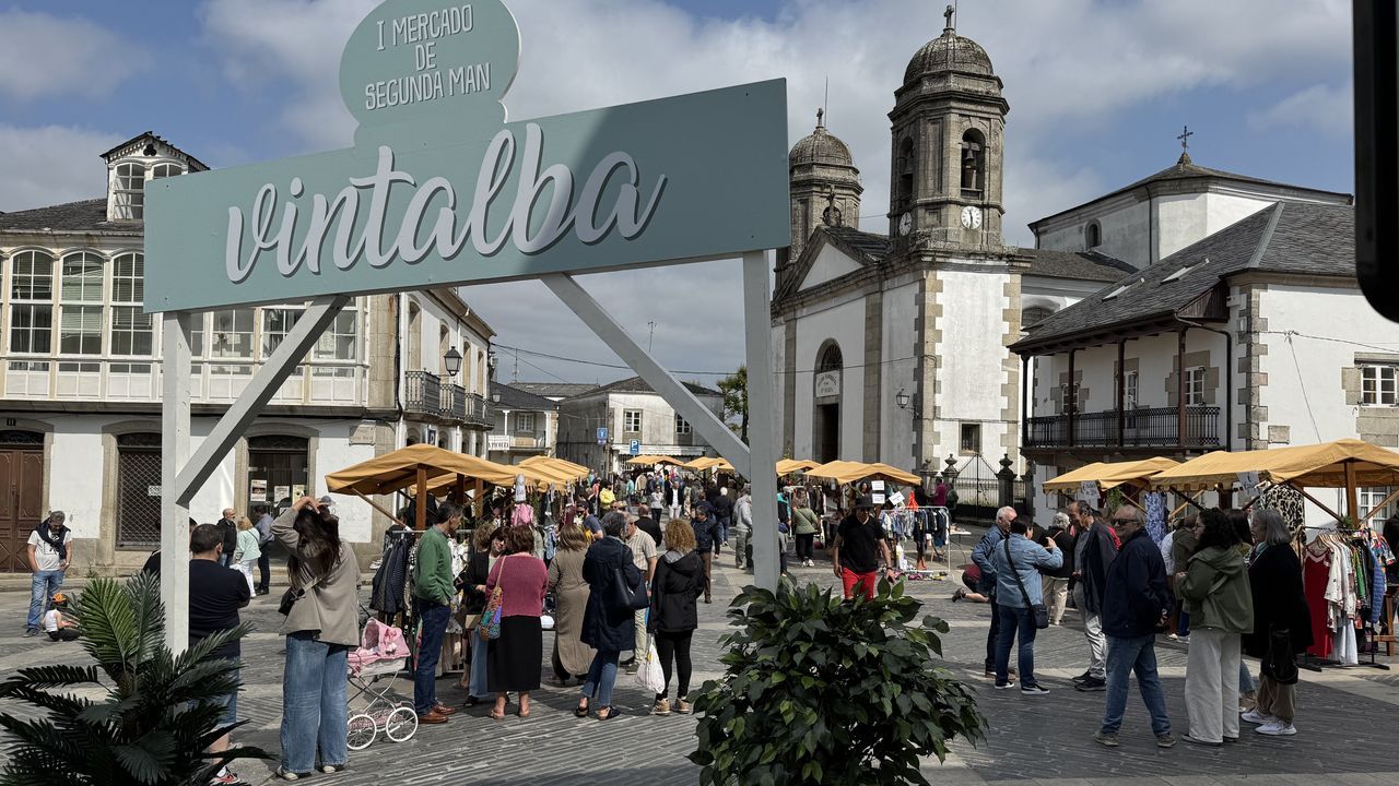 Vilalba celebra la segunda edición del mercado de segunda mano Vintalba