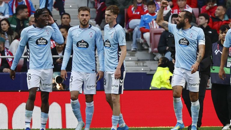 El Celta asalta el Metropolitano y vuela hacia Europa (0-1)