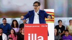 Salvador Illa, primer secretario del PSC y candidato a presidente de la Generalitat