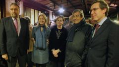 Isidro Martnez Oblanca, Cristina Coto, Carmen Moriyn, Francisco lvarez-Cascos y Fernando Couto