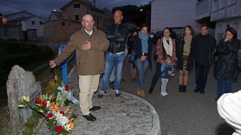 Homenaje a los mrtires de Cans en Porto do son
