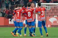 Celebraci�n gol frente al Rayo Vallecano