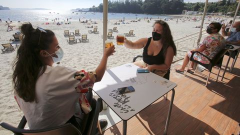 El chiringuito Argentina, en la playa de Cabanas