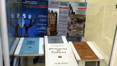 Inauguracion de la exposicin sobre las publicaciones en  gallego en el IES Poeta An