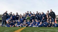 El Real Oviedo femenino celebra su victoria ante el Rayo Vallecano