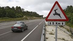 Autovía de Ourense a Santiago en Cea
