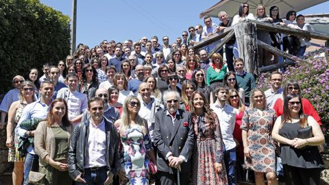 Empleados de Frinsa celebran el  90 cumpleaos de Ramiro Carregal 